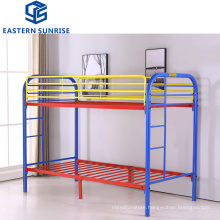 Low Price Twin Beds Steel Metal Double Deck Bunk Bed Supplier